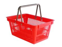 PETRA PLAST Shopping basket, 44.5 x 31 x h. 20.5 cm, mixed colors