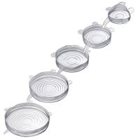 WESTMARK Set of silicone lids for pots and bowls, 5 pcs